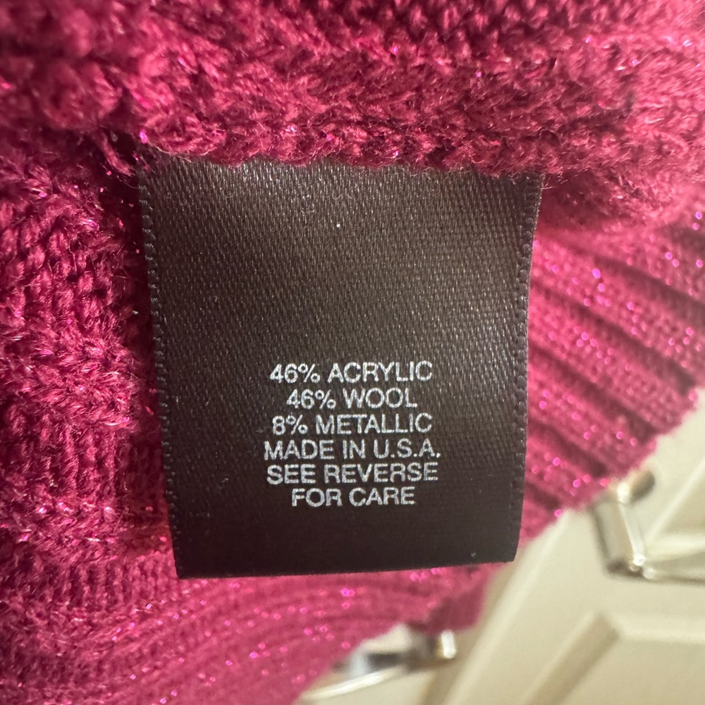 Arden B Vintage Burgundy Knit Sweater - Picture 4 of 5